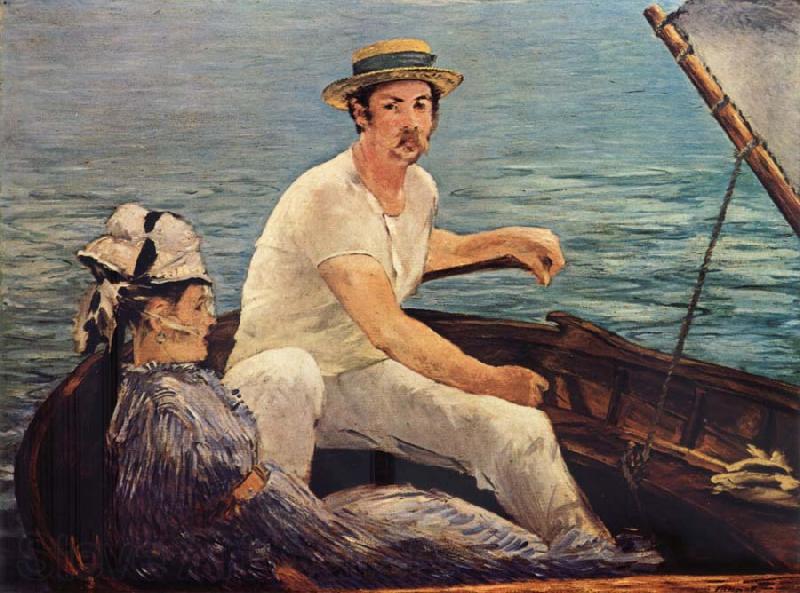 Edouard Manet Boating Norge oil painting art